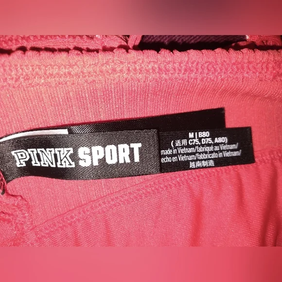 Pink sports bra ultimate lightly lined size M - Picture 6 of 7